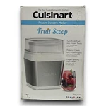 Cuisinart ICE-31FR The Fruit Scoop Frozen Dessert Cream Maker. Fixed Price $58.49.