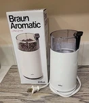 Vintage Braun Aromatic KSM2 Electric Coffee Grinder. Fixed Price $29.50.