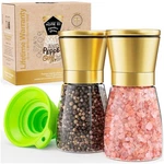 Adjustable Ceramic Grinder Mills - Gold Kitchen. Fixed Price $52.00.