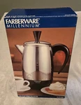 Farberware Millennium 2-8 Cup Percolater FCP280 New Open Box. Fixed Price $65.00.