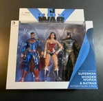 Dc Collectibles Trinity War Action Figure 3-PACK Superman Wonder Woman & Batman. Fixed Price $20.00.