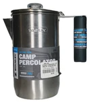 Stanley Adventure 1.1 Qt Camp Percolator Stainless Steel Coffee Pot Cool Grip. Fixed Price $49.99.