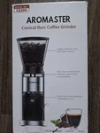 Aromaster Conical Burr Coffee Grinder, Bean CG204 Used Once. Fixed Price $83.60.