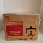 Vintage Nos National Panasonic Rice Cooker SR-15FE Almond Made Japan Matsushita. Fixed Price $149.00.