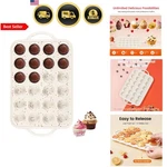 Silicone Mini Muffin Pan With Metal Reinforced Frame - 24 Cups Durable Silico.... Fixed Price $23.86.