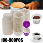 100-500PCS Disposable Coffee Paper Filters Cup For Keurig Brewers Single Serve. Fixed Price $24.99.