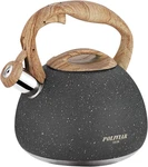 Poliviar Tea Kettle, 2.7 Quart Natural Stone Finish With Wood Pattern Handle Lou. Fixed Price $51.24.