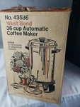 Vintage West Bend No 43536 Aluminum Automatic Coffee Maker Cups Box Manuals. Fixed Price $119.99.