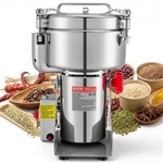 2000G Electric Grain Mill Grinder, 3400W 32000RPM High Speed Spice Corn Dry. Fixed Price $149.85.