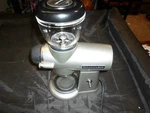 Kitchenaid Burr Grinder KCG0702CU Silver Tested Working Catch Glass Included.. Fixed Price $170.00.