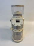 Gevi Conical Burr Coffee Grinder, Adjustable Mill White Works. Fixed Price $35.99.