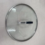 Calphalon Select Replacement Glass Lid Saucepan Pot 9-3/4" Stainless Steel Rim. Fixed Price $14.98.