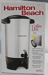 Hamilton Beach 42 Cup Electric Coffee Urn Percolator Maker Model 40515. Fixed Price $55.99.
