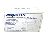 Waring WMK600SSQ Professional Platinum Double Belgian Waffle Maker Open Box. Fixed Price $350.00.