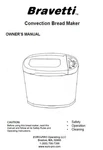 Bravetti Bread Machine Manual BM20H, BM904. Fixed Price $21.99.