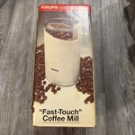 Krups Mcf KM75 Electric Spice And Coffee Grinder - White. Fixed Price $18.00.