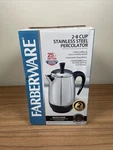 Farberware FCP280 Stainless Steel Electric Coffee Percolator 2-8 Cup. Fixed Price $59.99.