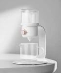 Elegant Glass Tea Pot With Infuser For Loose & Drip Coffee - White. Fixed Price $116.99.