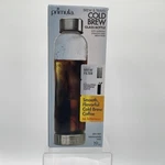 New Primula Cold Brew Travel Bottle Glass Iced Coffee To Go 19 Oz Free Shipping. Fixed Price $21.99.