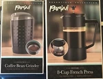Parini Electric Coffee Bean Grinder & 8-CUP French Press Borosilicate Glass New. Fixed Price $40.00.