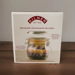 New Kilner 0.5L Glass Grater Jar W/stainless Steel Lid & Silicone Seal. Fixed Price $19.67.