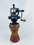 Vintage Wooden & Copper Small Handcrafted Portable Coffee Grinder Machine. Fixed Price $34.88.