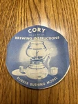 Vintage Cory Dru 4-8 Cup Glass Vacuum Coffee Brewer Percolator Vaculator. Fixed Price $275.00.