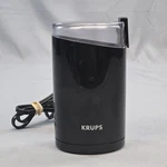 Krups One Touch Push Electric Coffee Bean Mill Grinder F203 Black. Fixed Price $19.95.