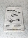 Toastmaster Bread Machine Use & Care Recipe Book Oem Replacement For Model 1196. Fixed Price $11.99.