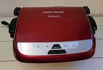 George Foreman Evolve Grill System GRP4800R Red W/ 2 Plates Clean Tested Works. Fixed Price $74.45.