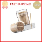 Prestee 2000CT Wooden Toothpicks + Reusable Holder Container, Light. Fixed Price $14.95.