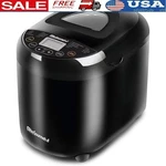 Automatic Bread Maker 19 Programs 15 Hour Delay Timer 2LB Loaf Kitchen Appliance. Fixed Price $105.17.
