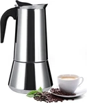 12-CUP Stainless Steel Moka Pot Espresso Maker For Home, Office, Camping. Fixed Price $50.31.