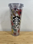 Starbucks Venti 24OZ Tumbler - Flower Floral (2019 Spring Edition) Used. Fixed Price $7.75.