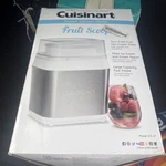 Cuisinart ICE-31FR The Fruit Scoop Frozen Dessert Cream Maker. Fixed Price $50.00.