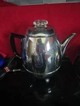 General Electric Percolator Pot Belly Chrome Coffee Maker 68P40 50S - Working. Fixed Price $60.00.