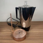 Vintage Hoover Electric Percolator Coffee Pot Model 8800. Fixed Price $39.99.