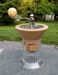 Rare Italian Handheld Manual Bodum Wood Burr Coffee Mill/grinder. Fixed Price $69.95.