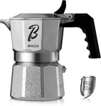 1-CUP Italian Moka Pot Stovetop Espresso Maker Stainless Steel. Fixed Price $159.99.