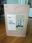 Vintage Sears By Kenmore Aluminum 10-30 Cups Coffee Maker Model 302.67370. Fixed Price $48.00.