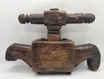 Antique Wooden Hand Noodle Grinder Kitchenware Big Tribal Juicer Carved. Fixed Price $99.00.