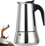 4 Cup Espresso Maker Stainless Steel Moka Pot Percolator Ital. Fixed Price $23.25.