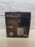 Brentwood Single Serve Coffee Maker With Mug, Black TS-112B Brand New Box. Fixed Price $12.60.