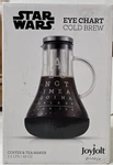 Joyjolt Star Wars Eye Chart Cold Brew/tea Maker 48 Oz. Fixed Price $50.00.