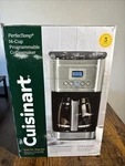 Cuisinart 14 Cup Programmable Coffeemaker Stainless Steel Open Box. Fixed Price $44.47.