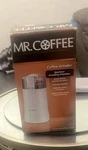 Mr. Coffee IDS55 Blade Grinder White 4-12 Cup Spacious Chamber Safety Switch. Fixed Price $29.99.