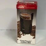 Krups Fast-touch Blade Coffee Grinder 160W Black 3OZ Grinds Nuts Spices Grains. Fixed Price $15.99.