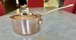 Mauviel 150B 1.9 Quart Sauce Pan 1.5MM Copper Stainless Inside Brass Handle. Fixed Price $177.95.