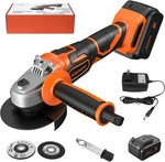 Cordless Angle Grinders Power Tools W/4.0AH Battery & Fast Charger. Fixed Price $78.25.