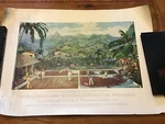 Litho Coffee Plantation 1928 50TH Anniversary The Mill 22X32 Dd. Fixed Price $95.00.